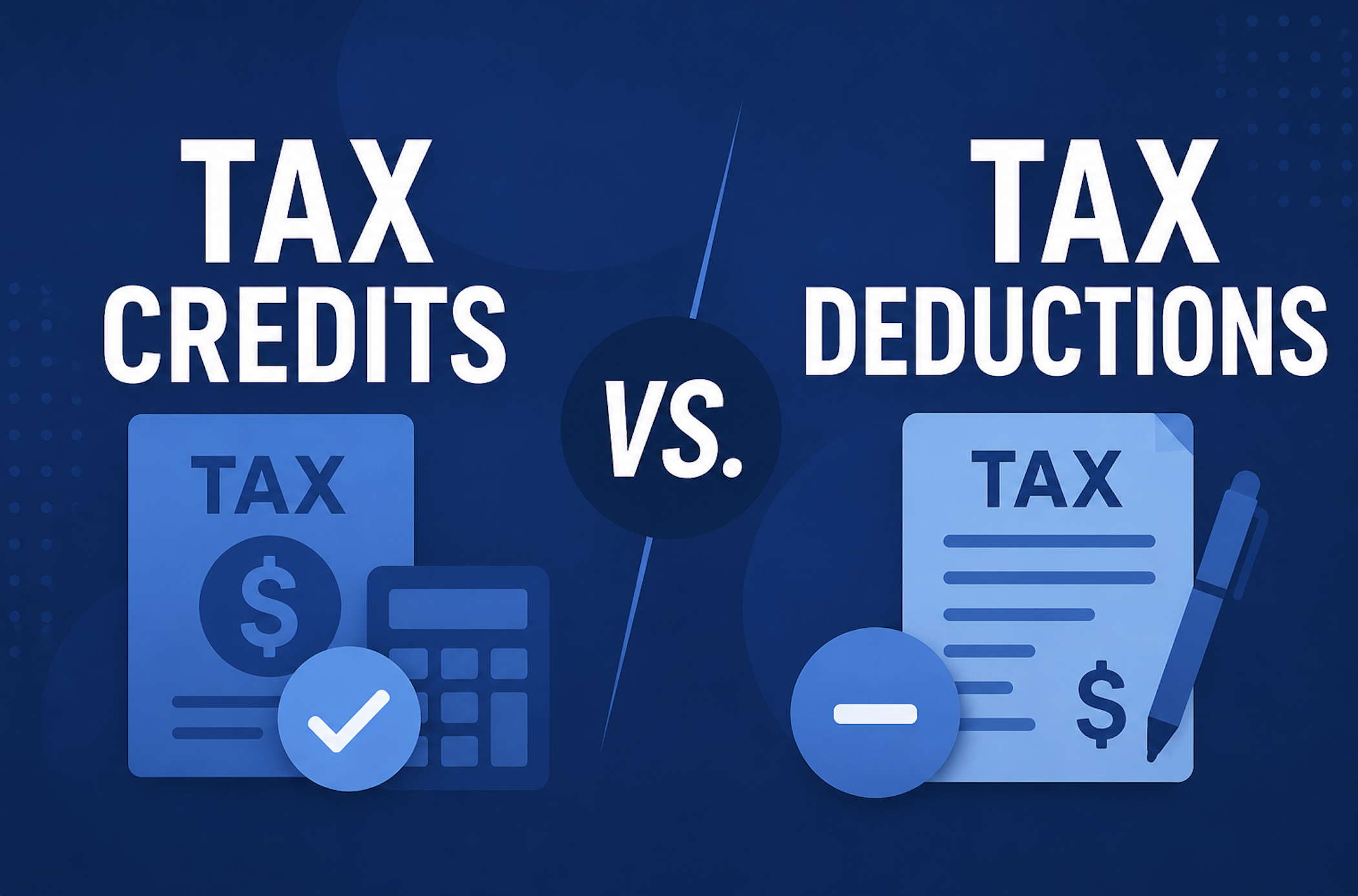 Tax Credits vs. Tax Deductions: What’s the Difference?  